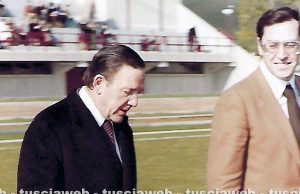 Renzo Trappolini e Luigi Petroselli nel 1980 a Roma