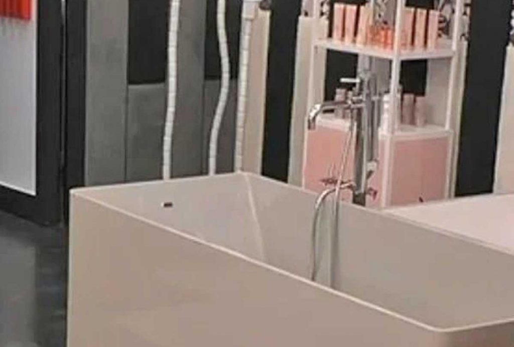 L’arredo bagno del GFVip è targato Ceramica Flaminia